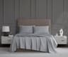 Linen Closet 1200 Thread Count Ultra Soft Cotton Blend Sateen 4-Piece Queen Sheet Set