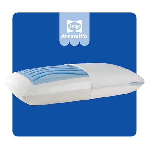 Sealy Dreamlife Solid Memory Foam King Pillow With SealyChill Gel Layer