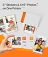 Liene Amber M110 Portable Bluetooth Dual-Tray Photo & Sticker Printer