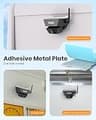 AUTO-VOX Dual Wireless Solar Magnetic Backup Camera with 7.2-Inch Monitor