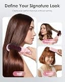 Bopcal Premium Cordless Hair Straightener Brush with Charging Dock Base