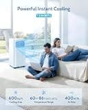 Feelfunn 12,000 BTU Smart Portable Air Conditioner With WiFi & Voice Control