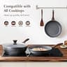 SENSARTE 9.5-Inch Swiss Granite Nonstick Frying Pan with Woodgrain Handle