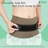 JOMECA Knob Adjustable Sacroiliac SI Joint Hip Belt Brace with Dial Fit