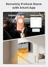 Brightown 1500W Smart Wall Heater with Accurate Thermostat and App Voice Control