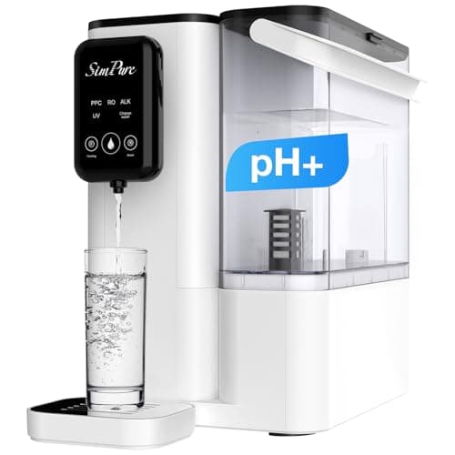 SimPure Y9A UV Countertop Reverse Osmosis Water Filter with Alkaline System