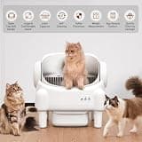 PARUUNTYS Open-Top Automatic Self-Cleaning Litter Box with App Tracking