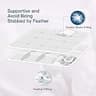 ELEMUSE Extra Thick Fusion Goose Down & Feather Mattress Topper, 400-TC