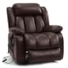 Merous Dual Motor Infinite Position Lay Flat Power Lift Recliner in Leather