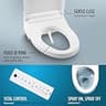 TOTO WASHLET C5 Electronic Bidet Toilet Seat with PREMIST and EWATER+ Wand
