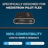 Medistrom Pilot Flex Travel CPAP Machine Backup Battery, Charcoal, 98Wh