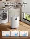 Dreo 110-Pint Smart Dehumidifier with App Control and Dual Drainage System