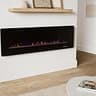 R.W.FLAME 60-Inch Recessed and Wall Mounted Linear Electric Fireplace Insert