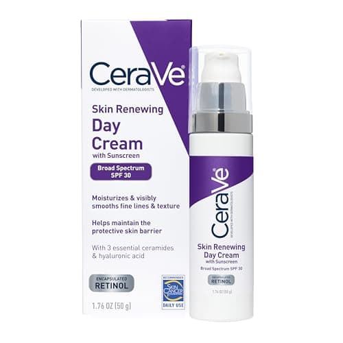 CeraVe Skin Renewing Anti-Aging Day Cream with Retinol & Broad Spectrum SPF 30