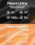 Heathyoga High-Waisted Thermal Winter Leggings with Functional Pockets