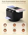 INNCNN 2-in-1 USB-C Rechargeable Card Shuffler and Dealer with Remotes