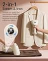 Bear Handheld Clothes Steamer 1300W with Fast Heat Up and Auto-Off Feature