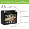Weize YTX20L-BS Sealed AGM Maintenance-Free High Performance 12V Battery