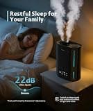 BREEZOME 6L Top Fill Cool Mist Humidifier with Built-In Essential Oil Diffuser