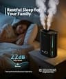 BREEZOME 6L Top Fill Cool Mist Humidifier with Built-In Essential Oil Diffuser