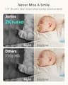 Jartoo 5.5-Inch 2K Video Baby Monitor 2025 Edition with Active Noise Cancellation