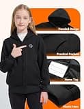 Varmcore Kids Casual Electric Fleece Heated Hoodie with Included Battery