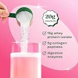 Bloom Nutrition Clear Whey Isolate & Collagen Protein, Strawberry Watermelon