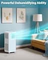 Garvee 8000 BTU High Power Portable Air Conditioner with Built-in Dehumidifier