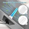 80W High-Power HVAC Duct UVC Sanitizer System with Detachable Ceramic Base