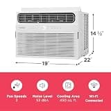 Frigidaire 10,000 BTU Smart Window Air Conditioner with Wi-Fi App Integration