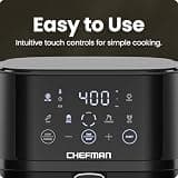 Chefman Compact Digital Air Fryer with Window, 4-Quart