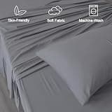 SPRINGSPIRIT Microfiber 4-Piece Sheet Set for Sleeper Sofas and RV Beds