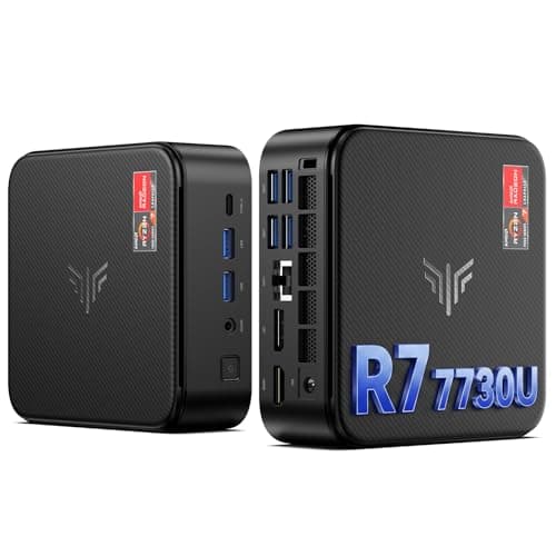 KAMRUI E3B Zen 3 Office Mini PC, AMD Ryzen 7 7730U, 16GB RAM, 1TB SSD, Wi-Fi 6