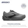 Brooks Men’s Ghost Max 3 High-Stack Neutral Running and Walking Shoes