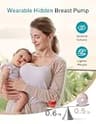Paruu P16 Hands-Free Wearable Breast Pump with 12 Adjustable Suction Levels