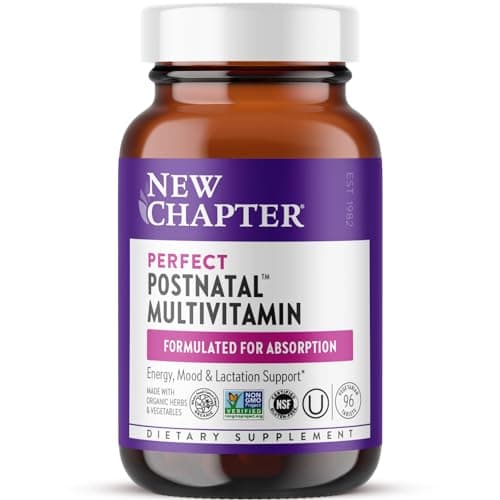 New Chapter Postnatal Lactation Multivitamin with Fermented Superfoods