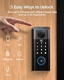 eufy Security S330 Video Smart Lock with 2K Camera and SD Card Expansion