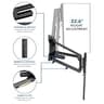 MOUNT-IT! Motorized Pull-Down Above Fireplace TV Wall Mount Up to 77 Inches