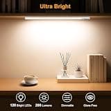 Gritin 2-Pack 14.7-Inch Under Cabinet Lights with Stepless Dimming Tech