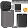 PAWZIDEA 2.1-Gallon Steel Wall Mount Dog Poop Trash Can with Odor Filter