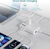 BESTEK 200W Fanless Travel Voltage Converter with 35W USB-C PD Charging