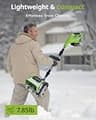 Snow Joe SJ623E 18-Inch 15-Amp Corded Electric Snow Thrower with Light