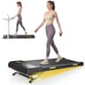 TOPUTURE Under Desk Treadmill, 15% Auto Incline, 3.0HP Brushless Motor, RGB Display