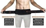 Vriksasana Posture Sacroiliac Hip Belt with Dual-Belt Compression System