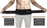 Vriksasana Posture Sacroiliac Hip Belt with Dual-Belt Compression System