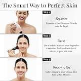 Jerome Alexander My Color Self-Adjusting Anti-Aging Foundation with Brush