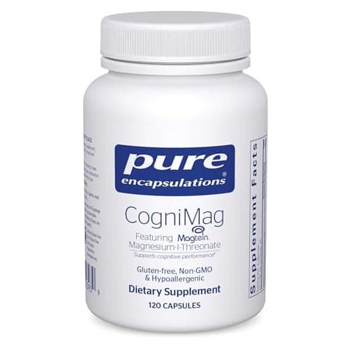 Pure Encapsulations CogniMag Hypoallergenic Magnesium L-Threonate with Polyphenols