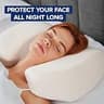 NextSleep The Best Back Sleeper Training Pillow with Anti-Wrinkle Satin Cover