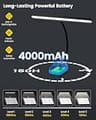 Glocusent 81 LED Rechargeable Clip-On Music Stand Light with 5 Brightness Levels