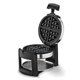 Cuisinart WAF-F30NAS Round 180-Degree Flip Belgian Waffle Maker with Ceramic Plates